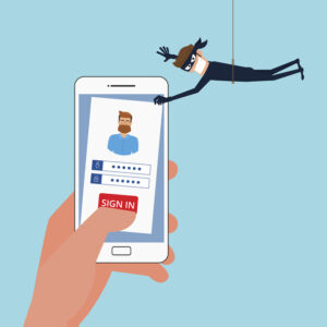 Stolen password graphic