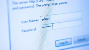 login pop up with username and password fields