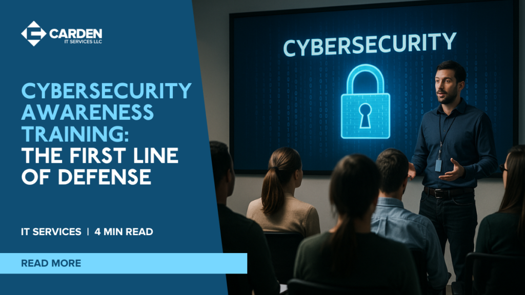 cybersecurity awareness training the first line of defense