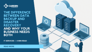 the difference between data backup and disaster recovery